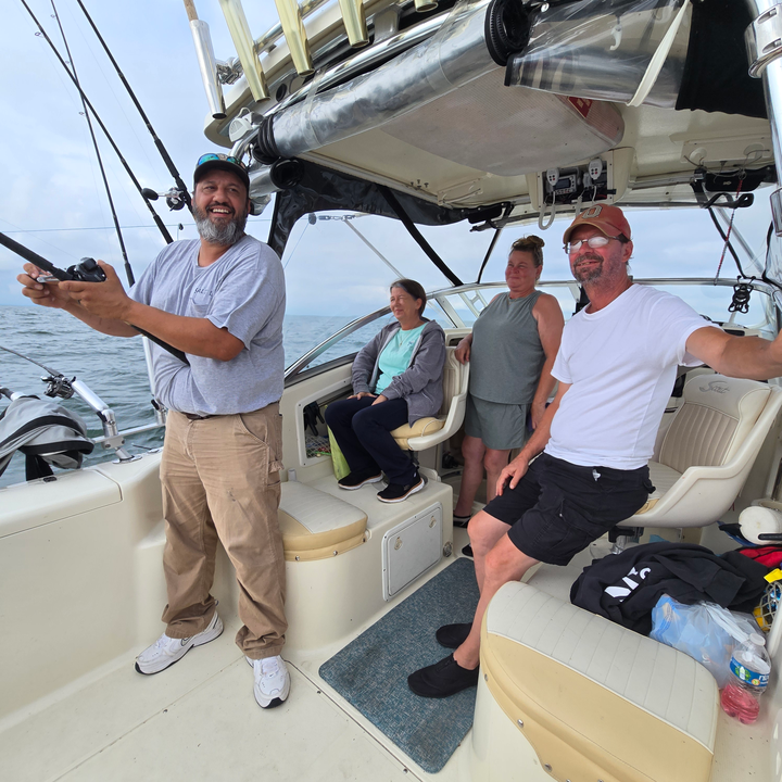 Partly cloudy skies set the stage for a day of diverse fishing techniques!