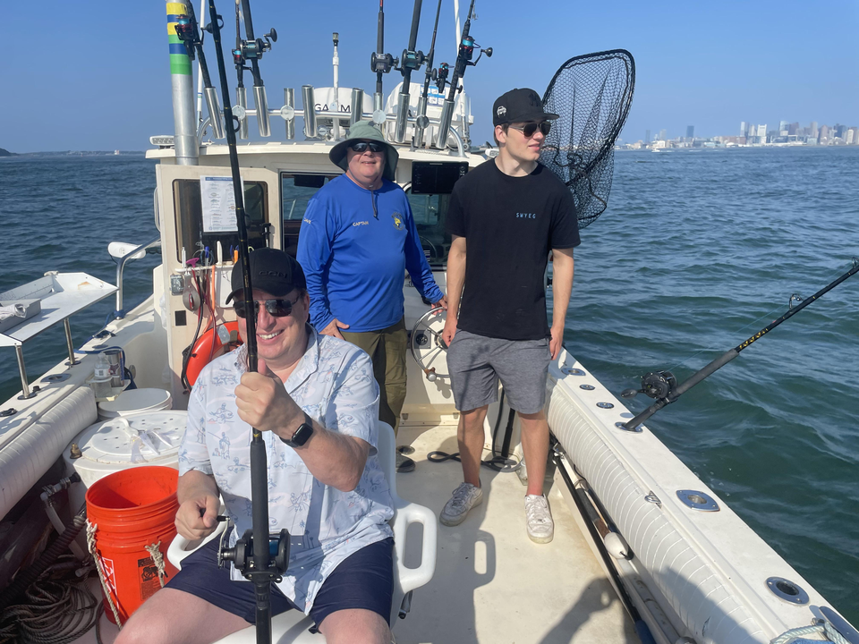 Clear skies set the stage for an epic deep sea adventure in Hingham!