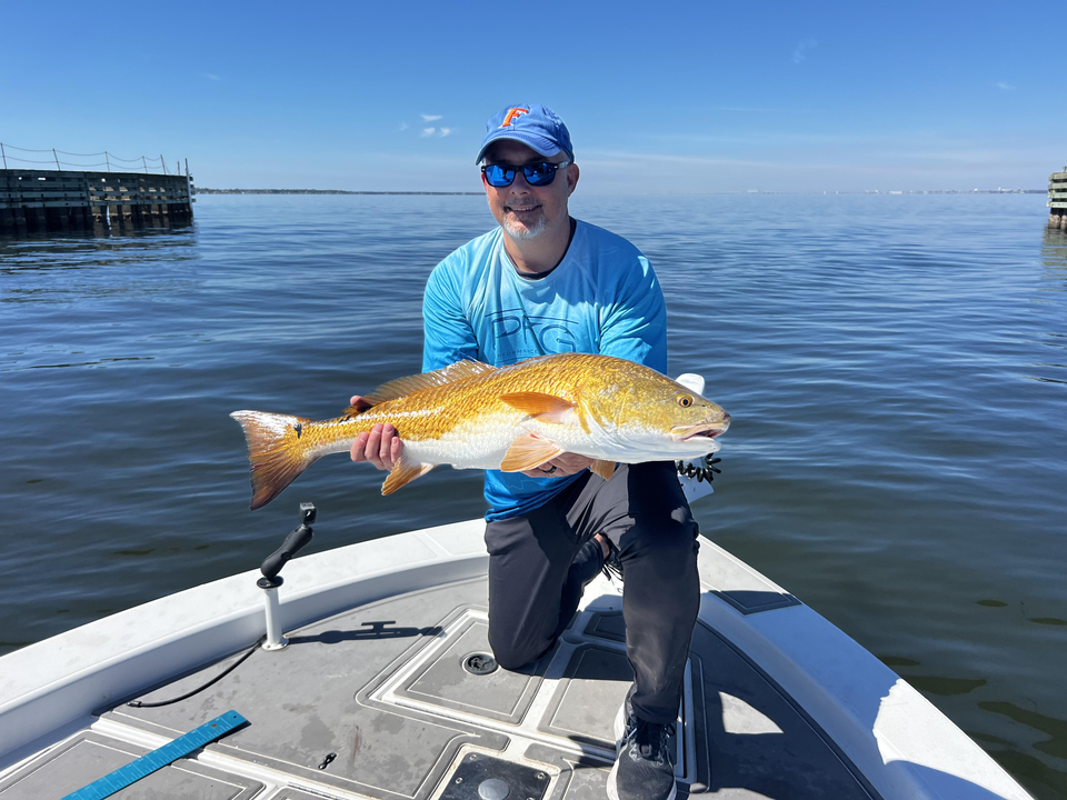 Caught a beauty out on the water today!