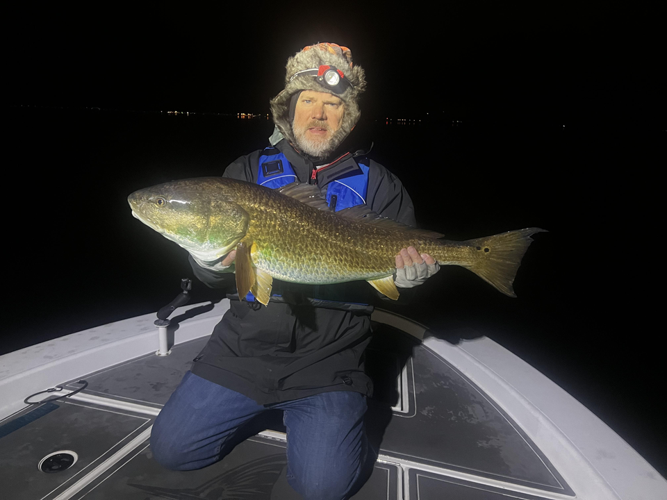 Caught a big one out on the boat tonight!