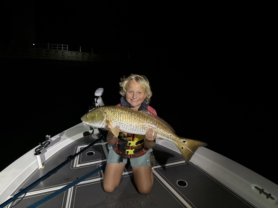 Nice redfish on multiple techniques tonight!