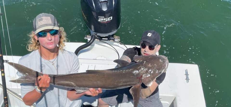 Anglers enjoying a day of fishing