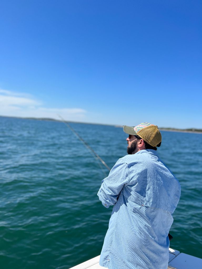 Fishing at an unknown location