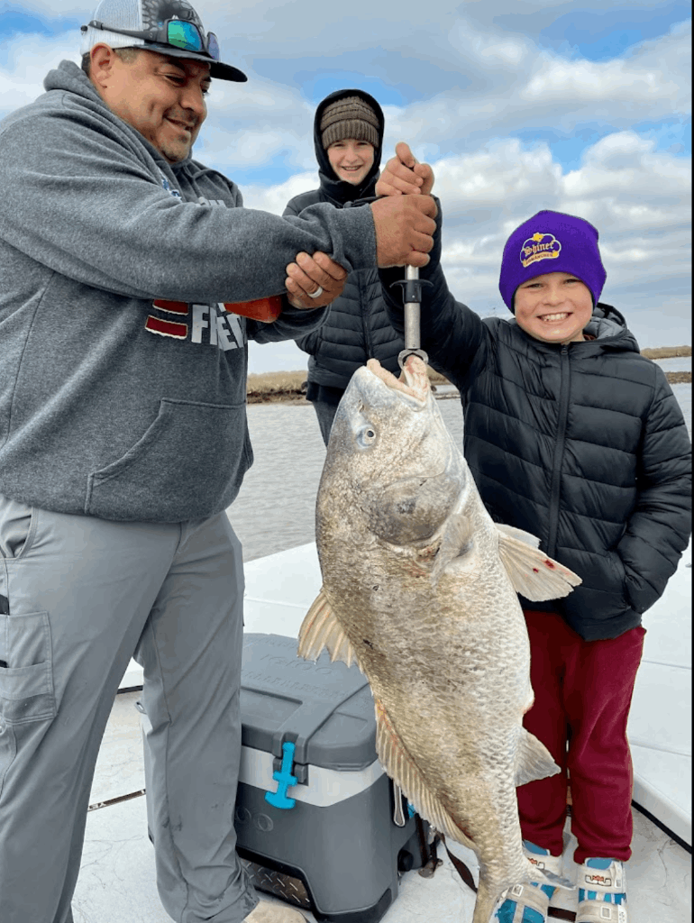 Catch of the day: Black Drum fish