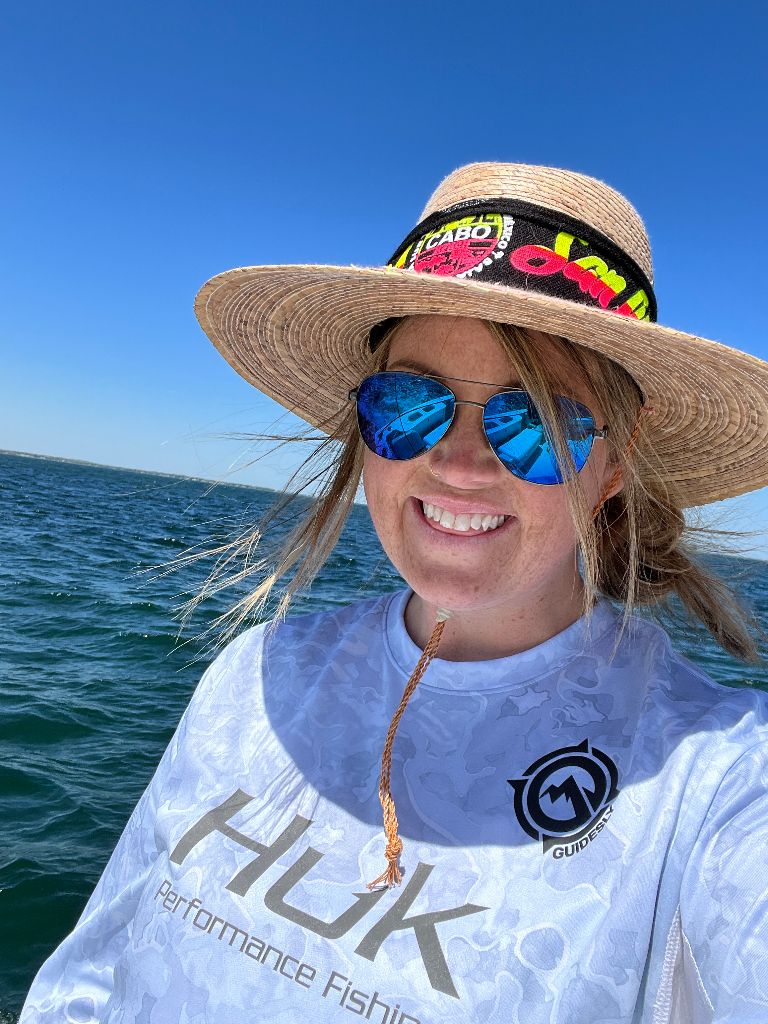 Angler fishing in unknown location