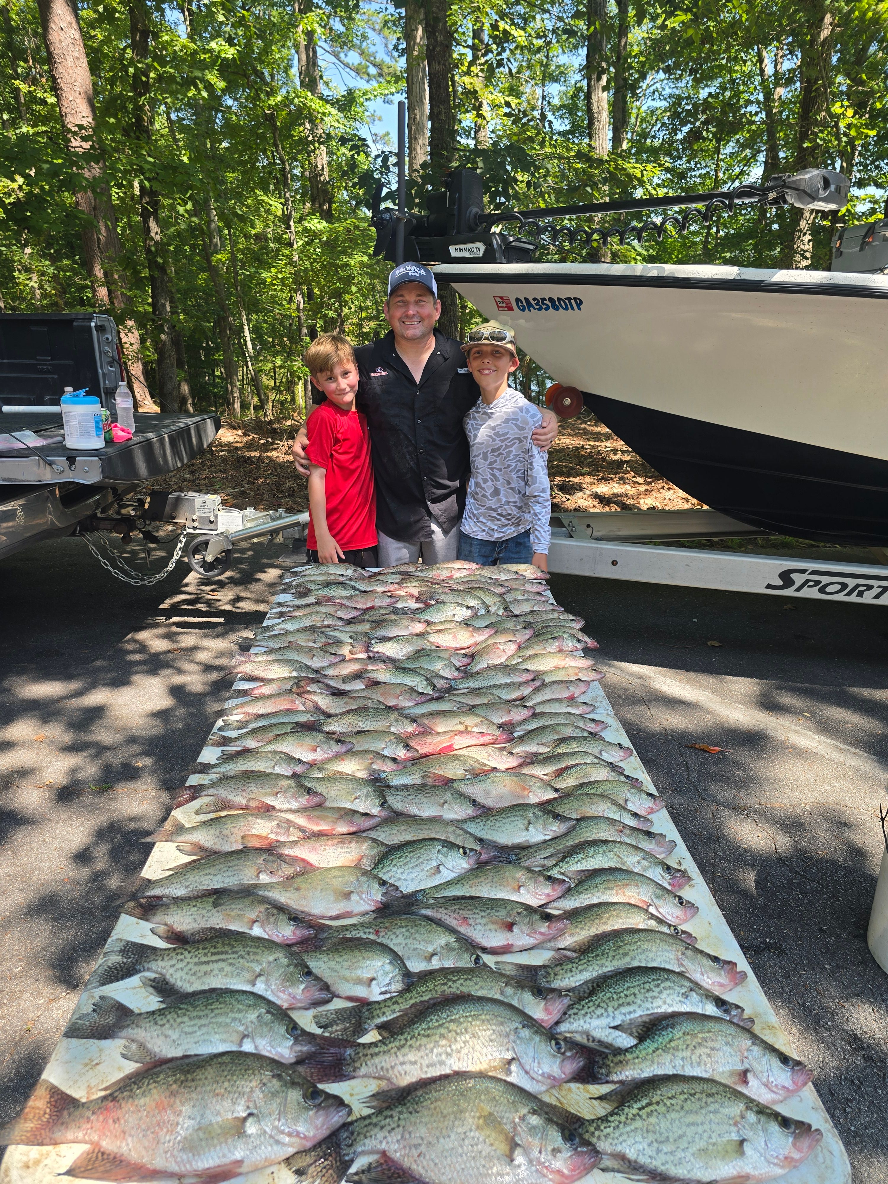 2 big fish caught while fishing