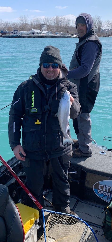 Anglers fishing in unknown location