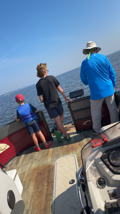 Perfect weather for light tackle action at Solan's Boat Launch!