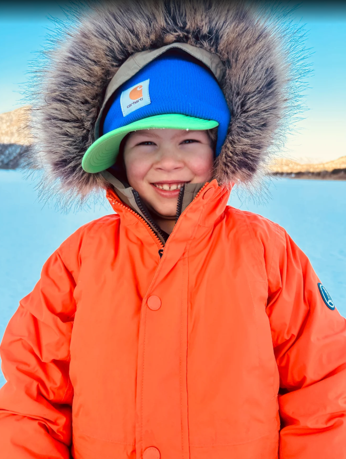 Angler fishing in scenic location