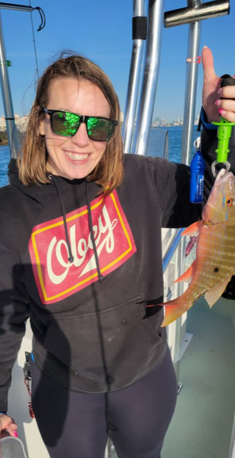 Fishing adventure with a single fish