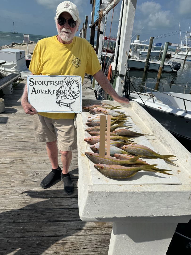 Two fish caught during a fishing trip