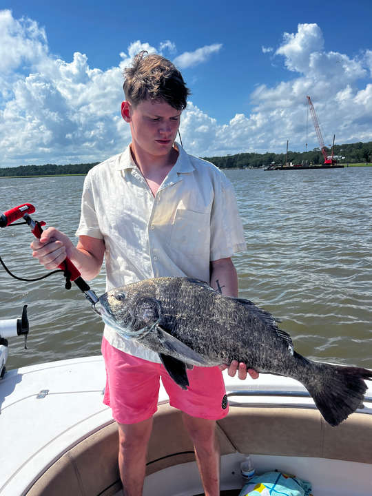 A thrilling day of deep sea fishing and catching the big one!