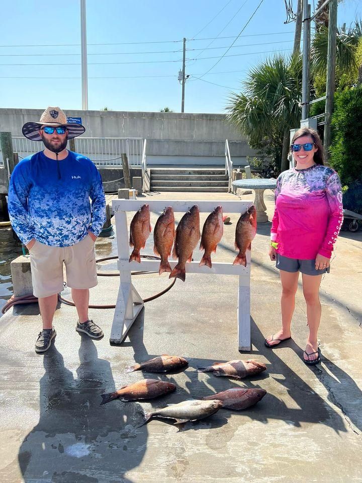 7 Blackfin Tuna caught while fishing