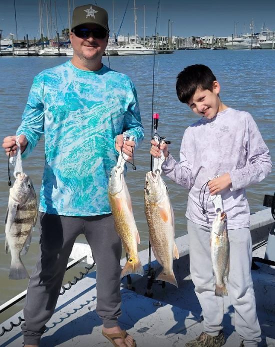 4 black drum fishing