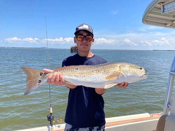 Redfish caught while fishing