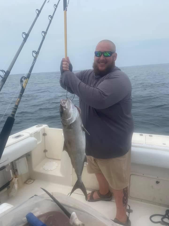 Lone angler fishing at unknown location