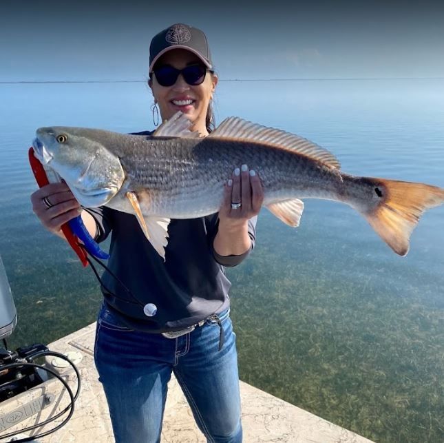 Redfish caught while fishing