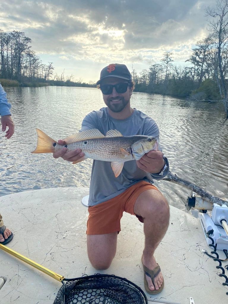 Redfish caught while fishing
