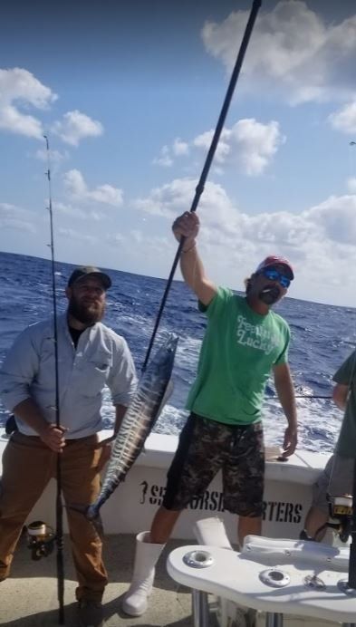 Fishing with a big catch