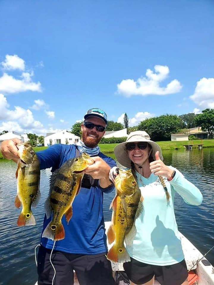 3 fishing enthusiasts enjoy a great day of fishing