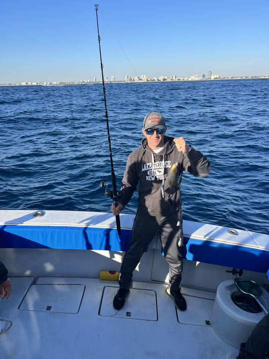 Casting off for a day at sea.