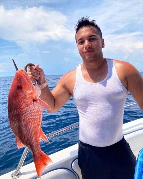 Angler with a 19-inch catch
