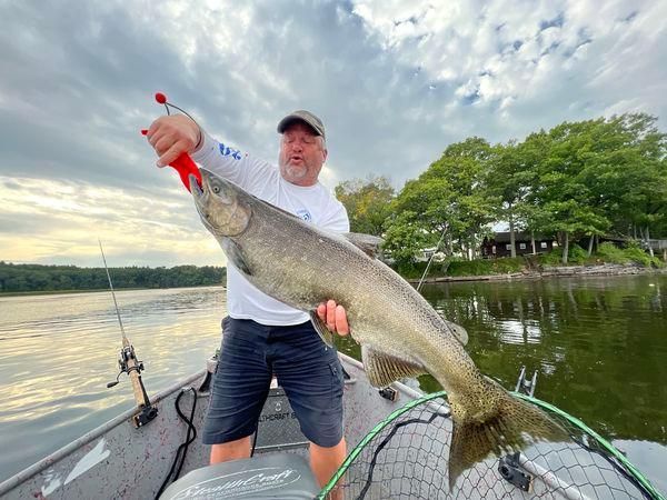 Single angler fishing in unknown location