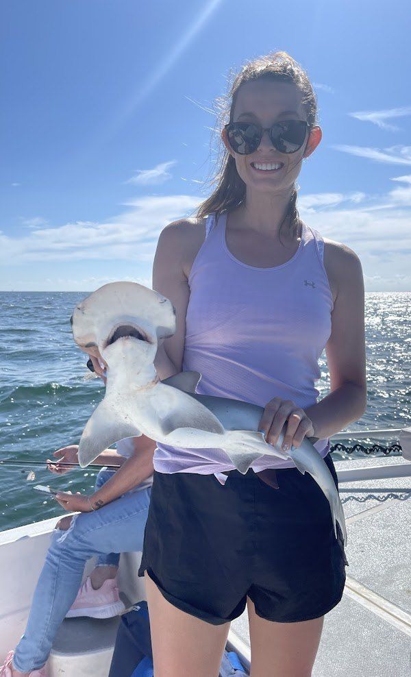 Bonnethead Shark, 15 inches, fishing