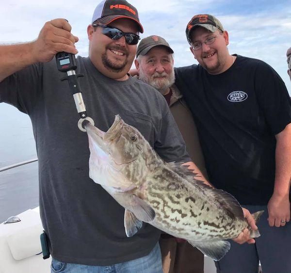 Gag grouper fishing in unknown location