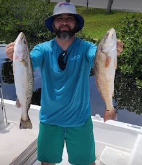 Successful fishing trip with 2 big fish