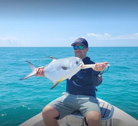 Permit fish caught while fishing