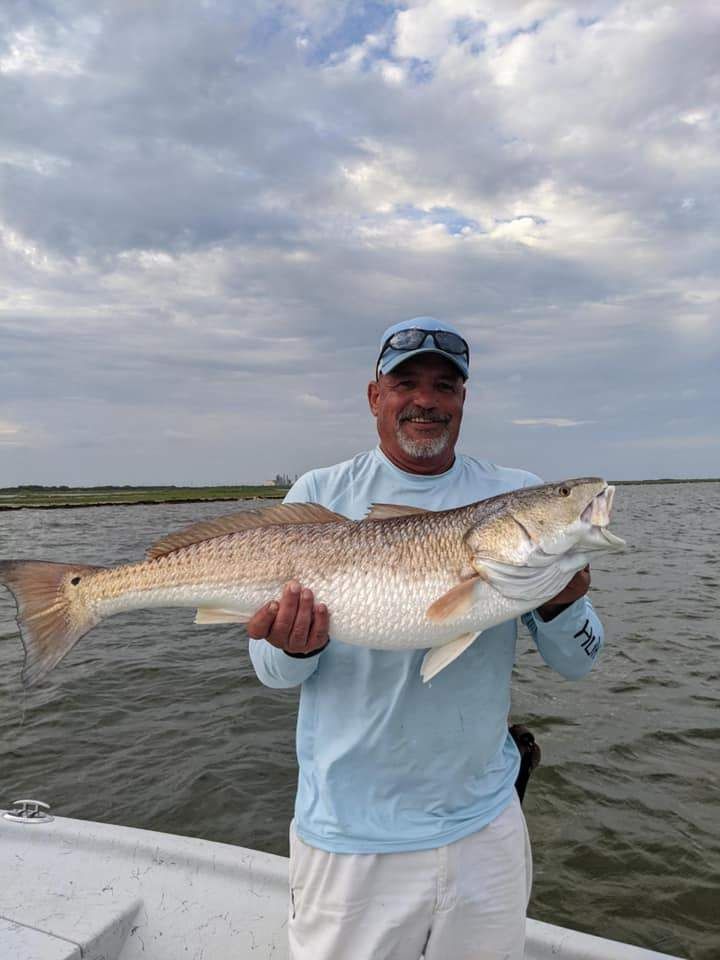 Redfish caught while fishing