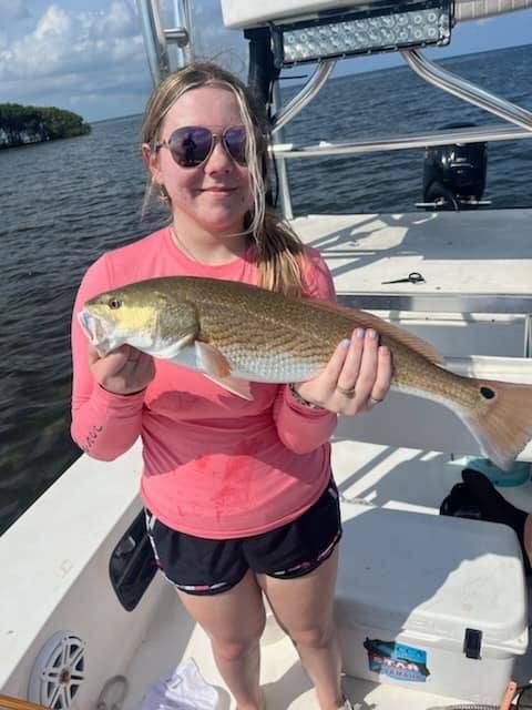 Redfish caught while fishing