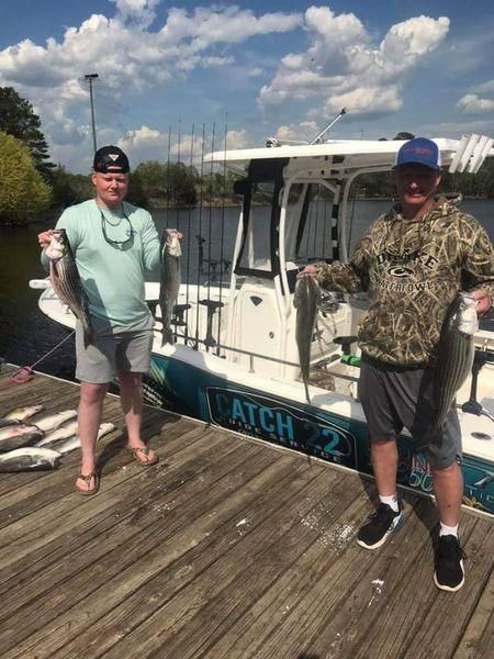 One fishing in unknown location