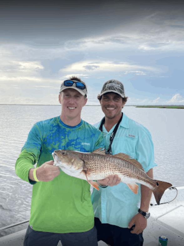 Redfish caught while fishing