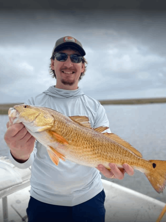 Redfish caught by angler
