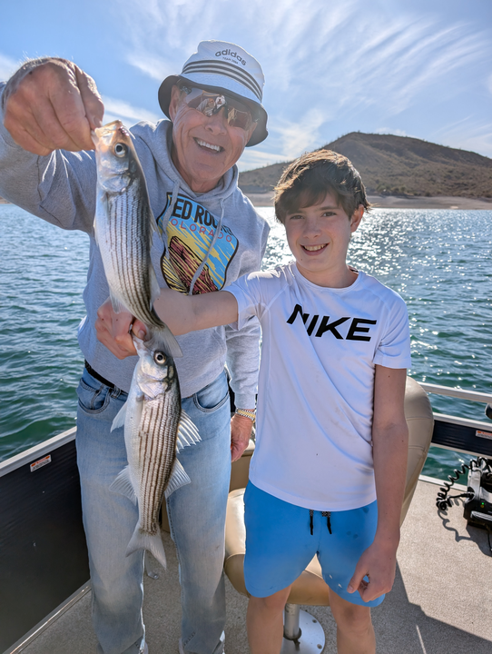 Caught a keeper on a beautiful day by the lake.