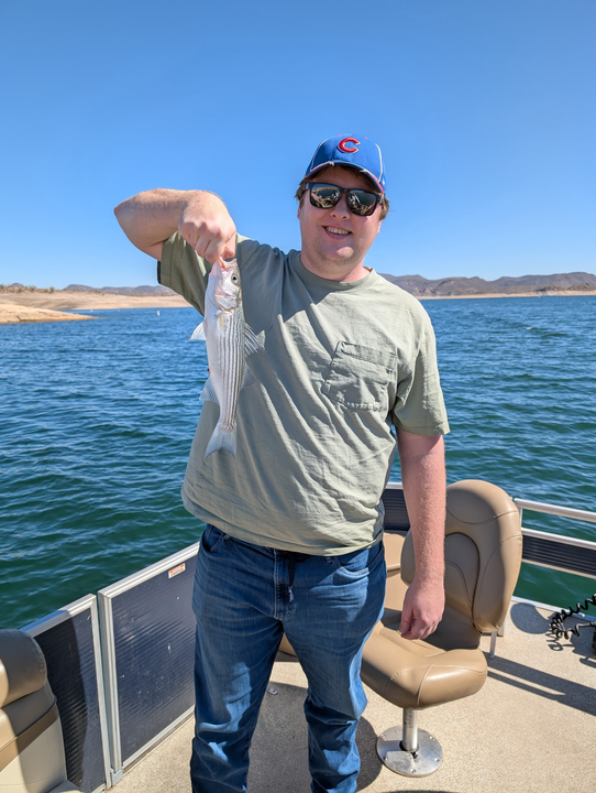 Peaceful day on the water with a catch.