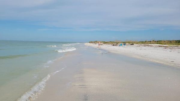 Angler fishing in an unknown location