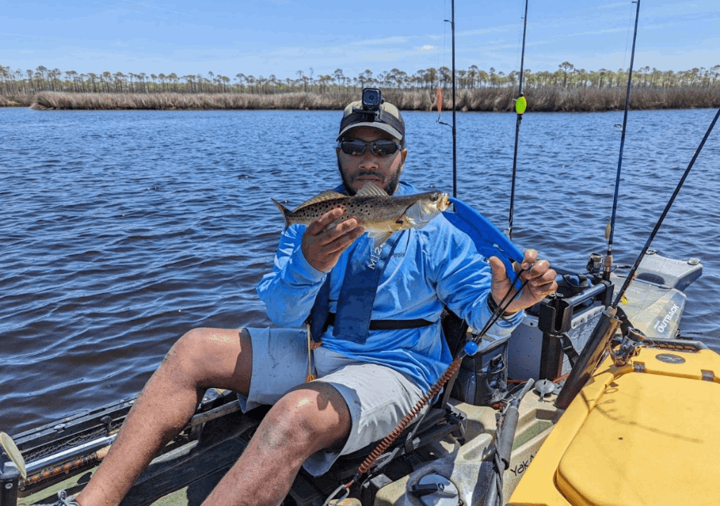 Fishing duo in an unknown location