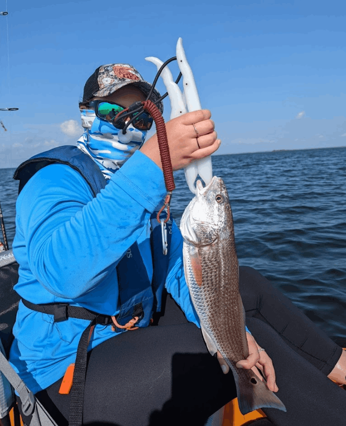 Redfish caught while fishing