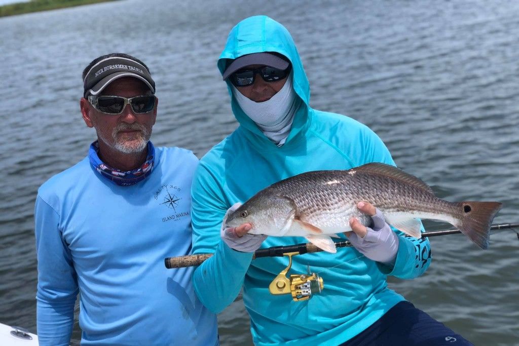 Redfish caught while fishing