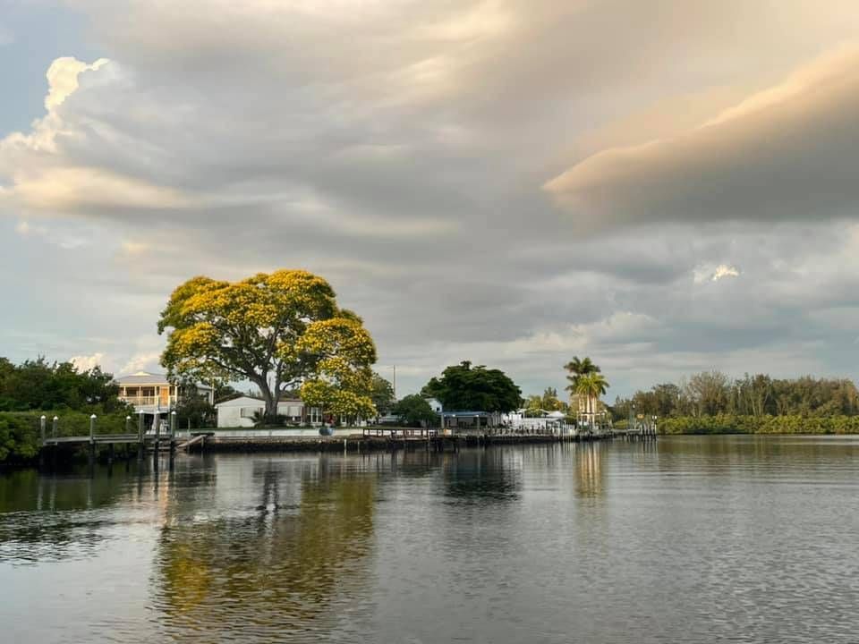 A scenic fishing scene at an unknown location