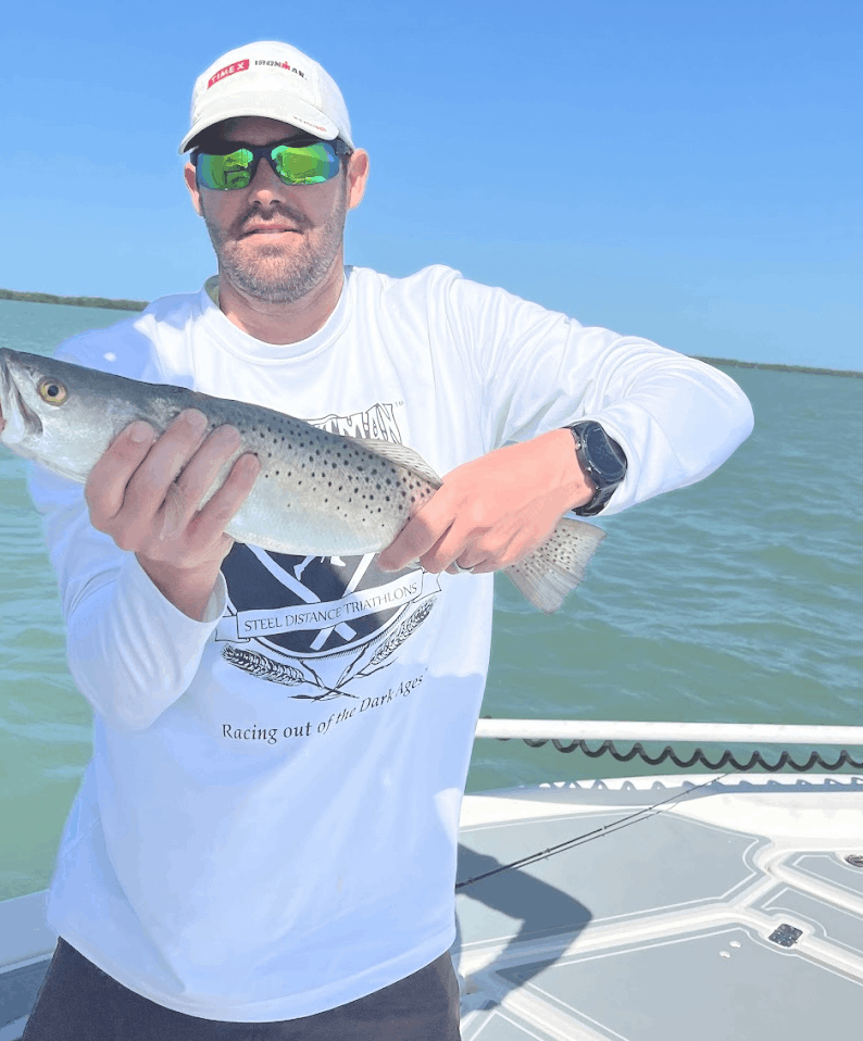 Fishing adventure with a single fish