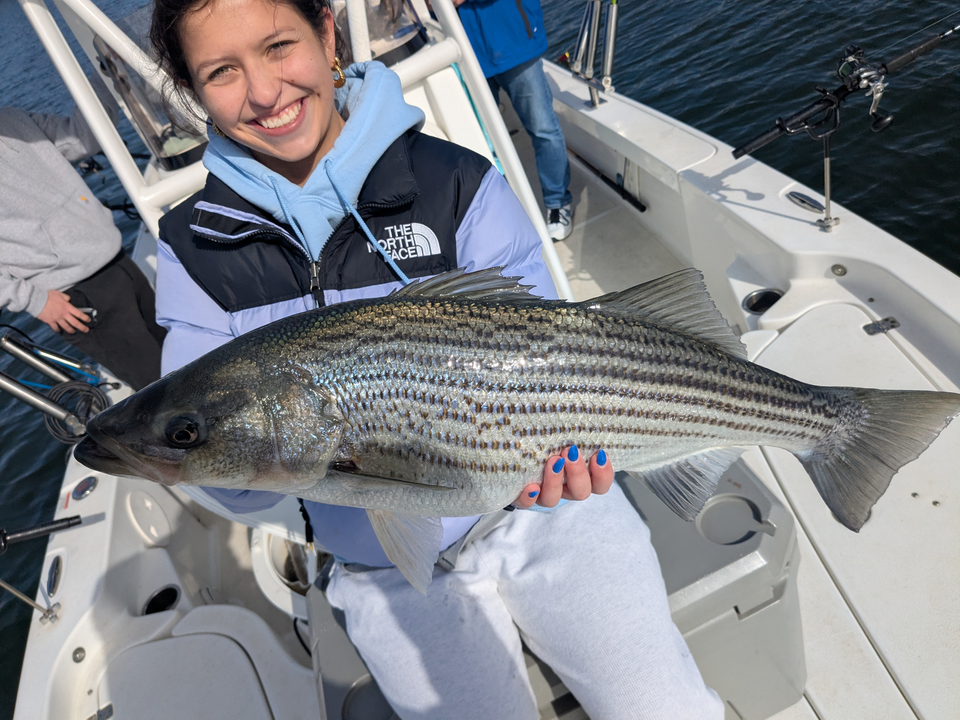 Caught a beauty on the open water!