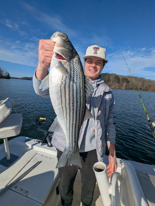 A day well spent on the lake with a nice catch.