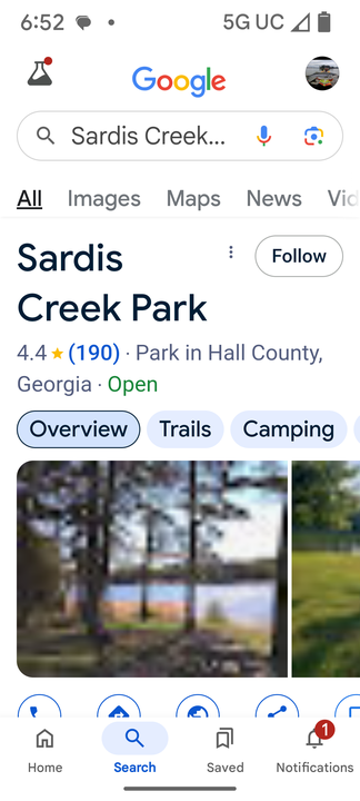 Spending a peaceful day in the great outdoors.