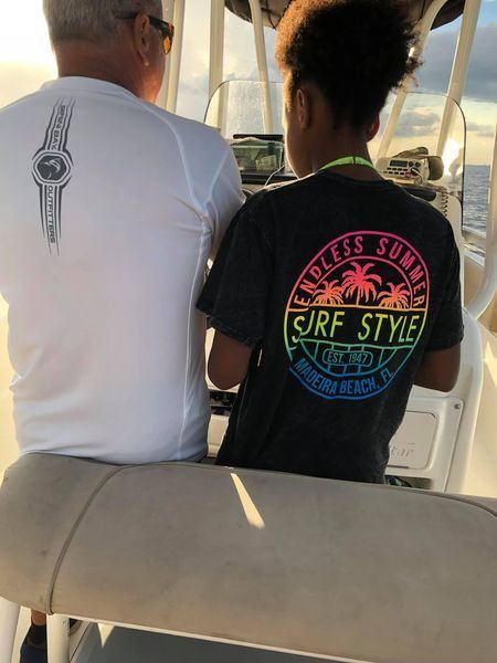 Angler fishing in unknown location