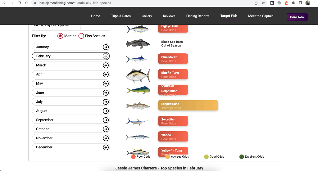 Scenic fishing location