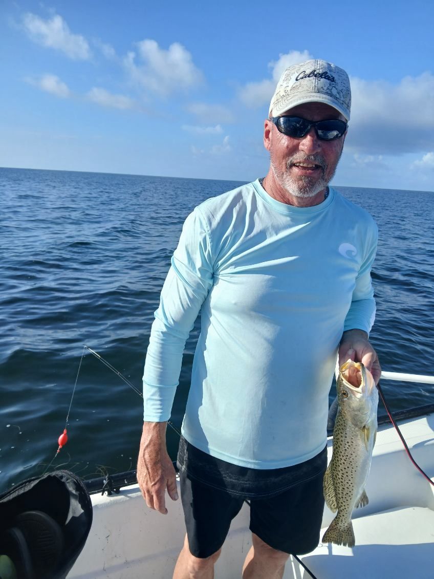 Spotted Weakfish caught while fishing